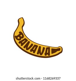 Banana Logo Vector Design