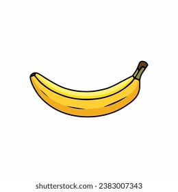 Banana logo vector icon. Creative concept design
