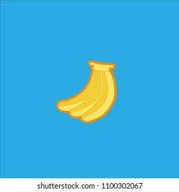 banana lover, logo icon for sport team or company creative industry with eps 10 format