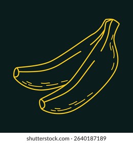 Banana luxury trendy applicable design delightful abstract vector illustration artwork.eps