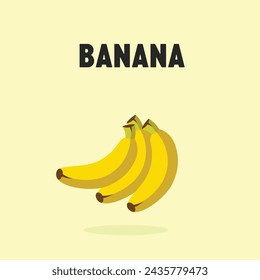 Banana Modern Vector Icon Illustration