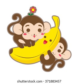 Banana and Monkeys