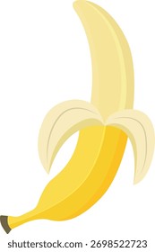 a banana on white background