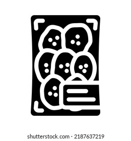 vectores de icono de glifo de corte de banana pack. señal de corte de banana pack. ilustración de símbolo aislado