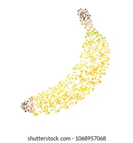 Banana particles spoiled