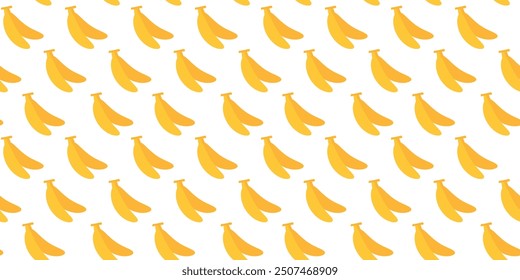 Banana pattern Background. flat illustration banana background. seamless pattern banana. banana cute illustration background. 