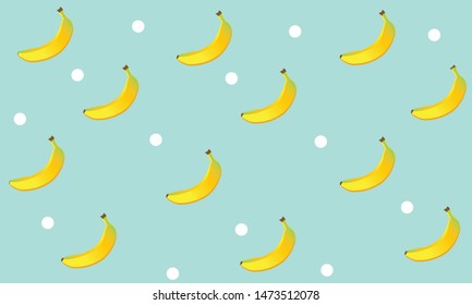 banana pattern color pastel ,banana vector background