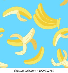 banana pattern seamless for background, fabric, textile, tile