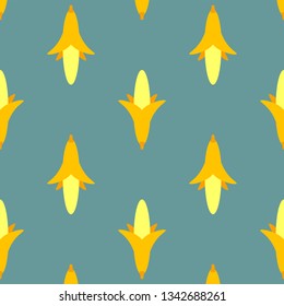 Banana pattern seamless. Fruit background. Ripe fetus texture