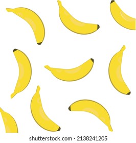 patrón bananero. frutas amarillas maduras dulces. postre tropical