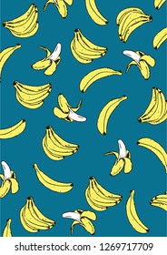 banana pattern vector 2