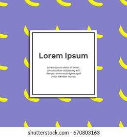 banana pattern vector
