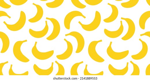 Banana Pattern - Vector Background