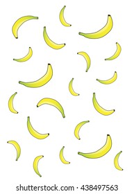 BANANA PATTERN , VECTOR DESIGN