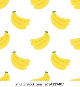 Banana pattern vector illustration background