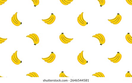 Banana pattern vector illustration background