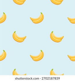 Banana pattern vector illustration background