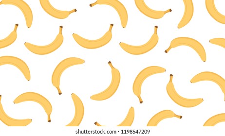 Banana pattern vector. wallpaper. background.