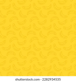 Banana pattern wallpaper. free space for text. copy space. background.