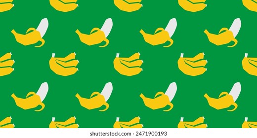 Bananenmuster Bildschirmhintergrund Bananensymbol Vektorgrafik