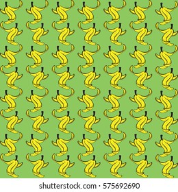 banana peel pattern on green