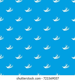 Banana peel pattern repeat seamless in blue color for any design. Vector geometric illustration