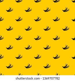 Banana peel pattern seamless vector repeat geometric yellow for any design