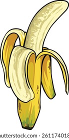 Banana peeled banana banana skin bunch of bananas Tropical harvest