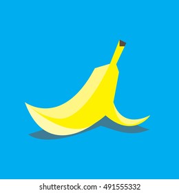 banana peel-vector