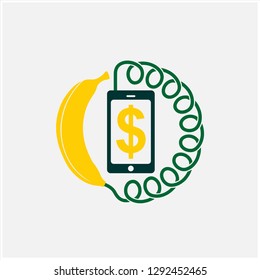 Banana Phone Vector