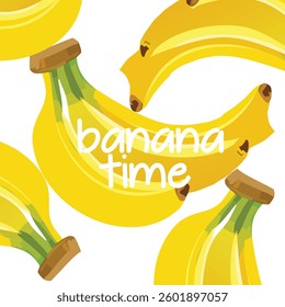 A banana placed with slices surrounding it, offering a perfect balance of fruit and flavor
