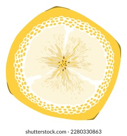 Banana - a ripe yellow southern fruit. A fragrant slice of banana with a golden peel. Tasty tropical fruit, vector drawing, illustration. Fresh, delicious and sweet banana fruit
