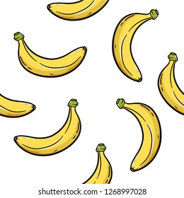 banana seamless patern 