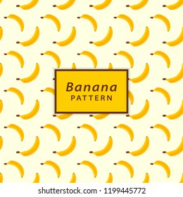 Banana seamless pattern