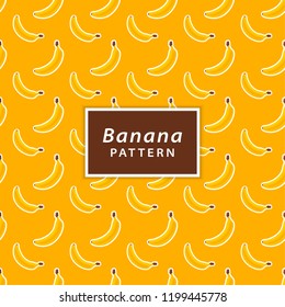 Banana seamless pattern