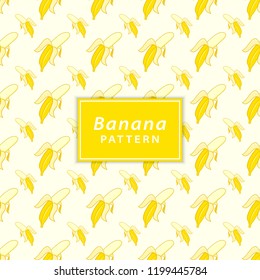 Banana seamless pattern