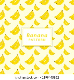 Banana seamless pattern