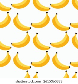 Banana seamless pattern background design illustration