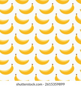 Banana seamless pattern background vector illustration