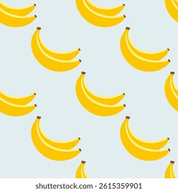 Banana seamless pattern background vector illustration