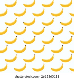 Banana seamless pattern background vector
