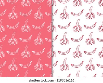 banana seamless pattern fruit