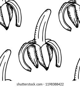 banana seamless pattern fruit