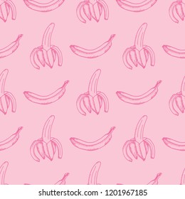 banana seamless pattern fruit