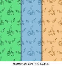 banana seamless pattern fruit