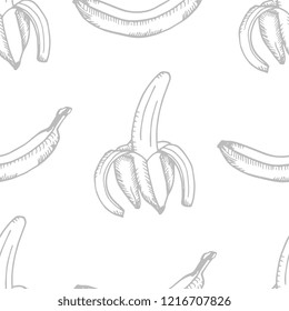 banana seamless pattern fruit