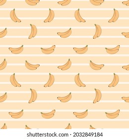 banana patrón sin fisuras perfecto para fondo de pared, fondos, invitaciones, proyectos de diseño de empaquetado. 
Diseño de patrones de superficie.