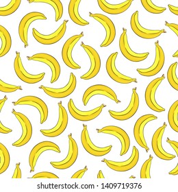 
banana seamless pattern. print for fabric