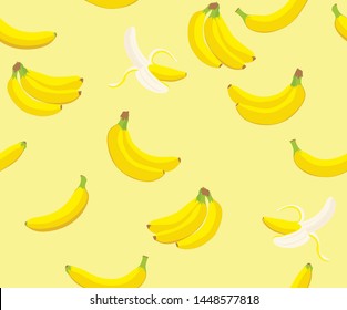 Banana seamless pattern from Thailand