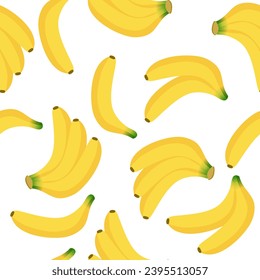 banana seamless pattern vector to use for wall paper background, gift wrapping paper, fabric, book, note cover and various decorate.
